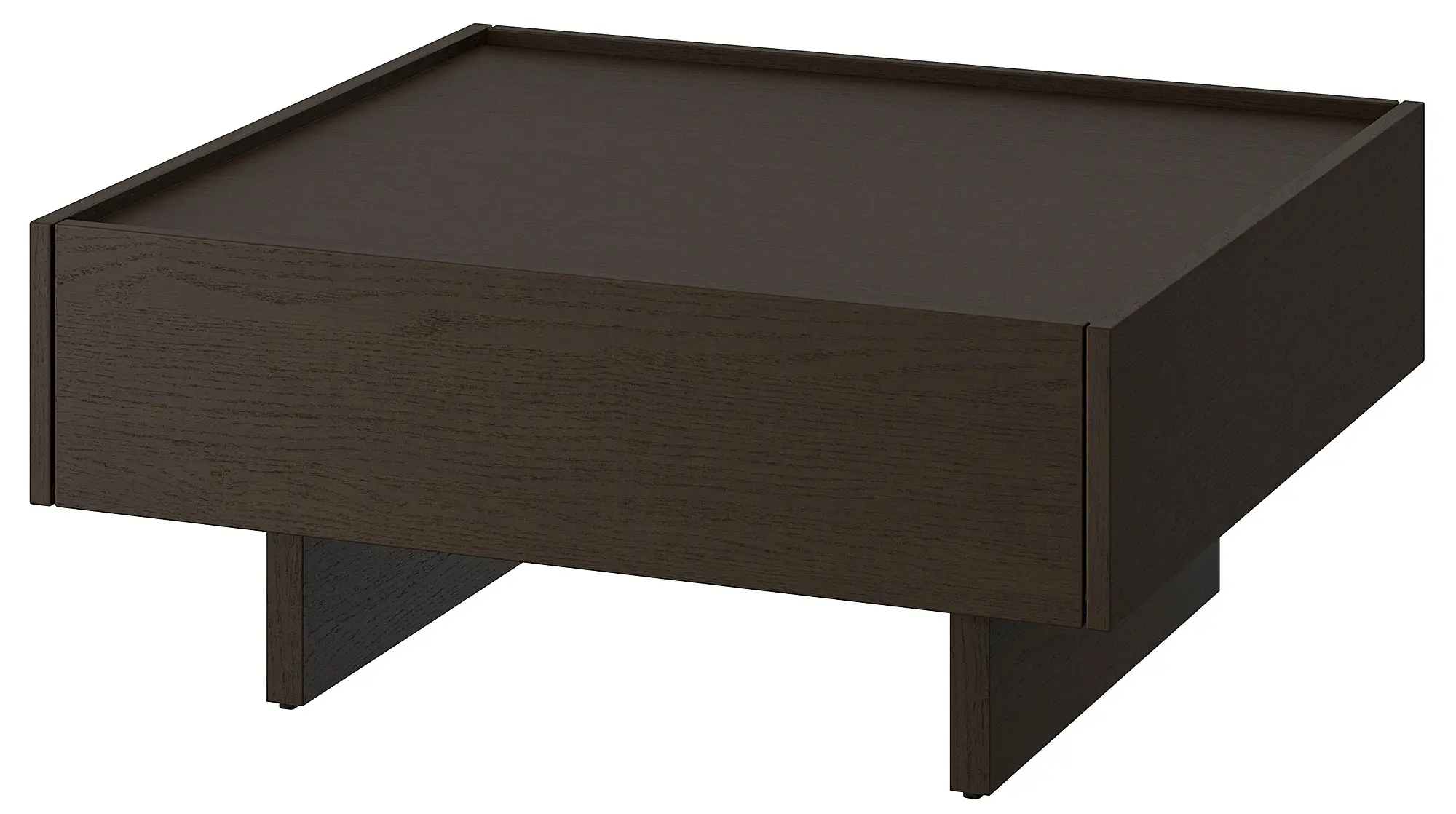 Masuta cafea Ikea Tranered 90x90 (Maro inchis) - 2
