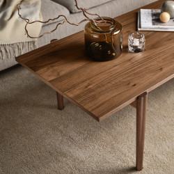 Журнальный столик Ikea Ugglerum 130x65 (Орех) Thumb