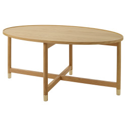 Журнальный столик Ikea Valnas 118x72 (Дуб) Thumb