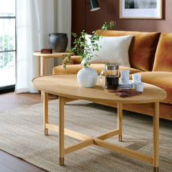 Журнальный столик Ikea Valnas 118x72 (Дуб)