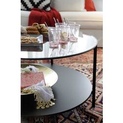 Masa pentru reviste Ikea Vittsjo 75 (Negru-Maro/Sticla) Thumb