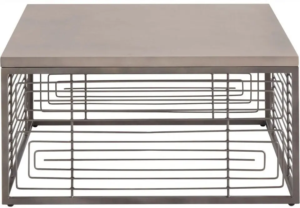 Журнальный столик Inosign 90x90 (Metal/Bronze) - 2