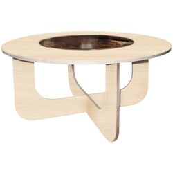 Masa pentru reviste КМК 0420 №4 (Milky Oak)