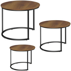 Set 3 mese pentru reviste Lean 26620 (Brown/Black) Thumb