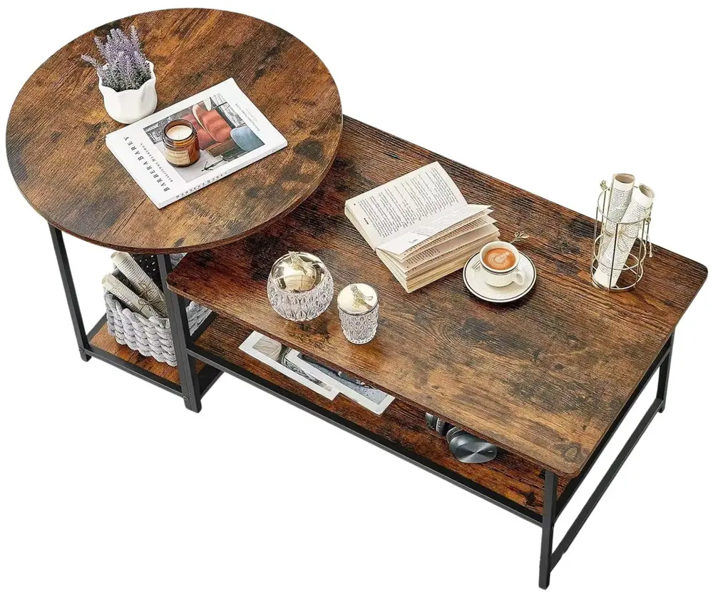 Set mese pentru reviste Lean 26622 (Brown/Black) - 3