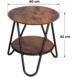Masa pentru reviste Lean 26621 (Brown/Black) Thumb