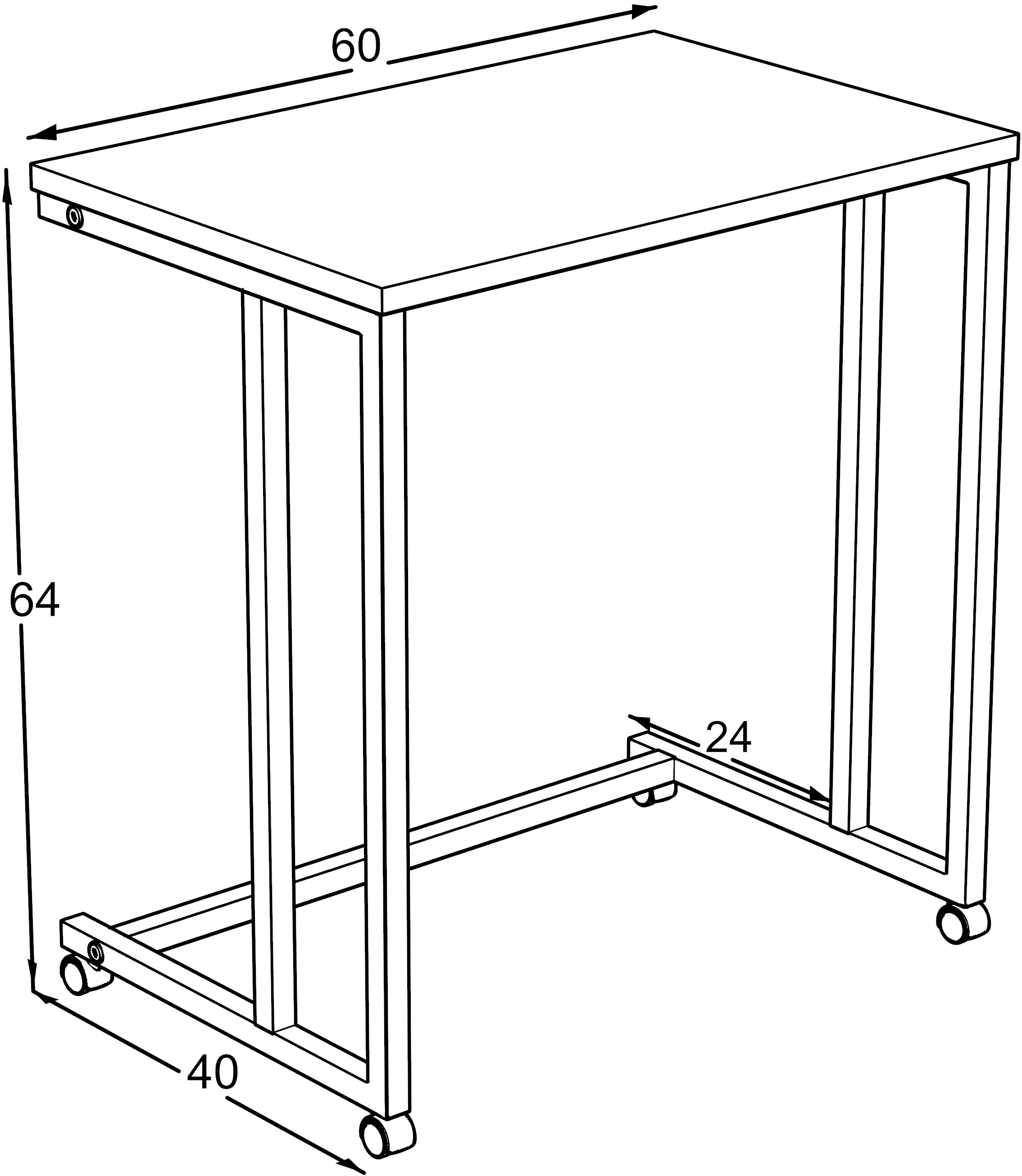 Masa pentru reviste Magnusplus Sine (Retro Stone)