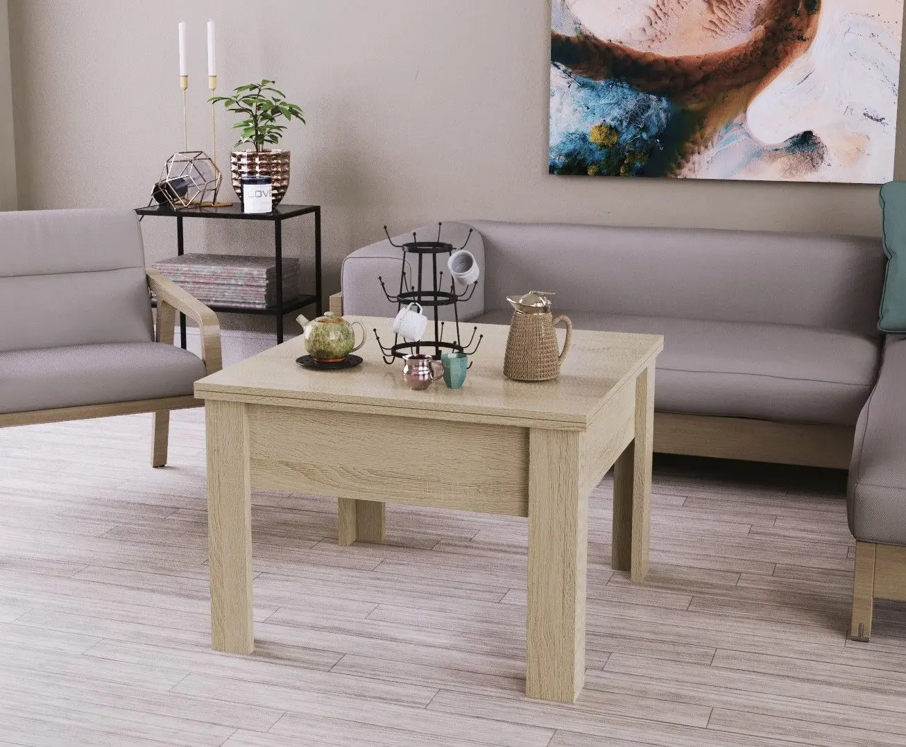 Журнальный столик Marcel Prod Comfort Light (Sonoma Oak)