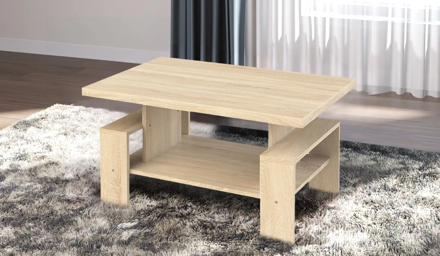 Masa pentru reviste Marcel Prod Lena II Ro (Sonoma Oak)