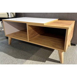 Masa pentru reviste MatroLuxe Matro №1 (Baroque Ristretto Oak/White) Thumb