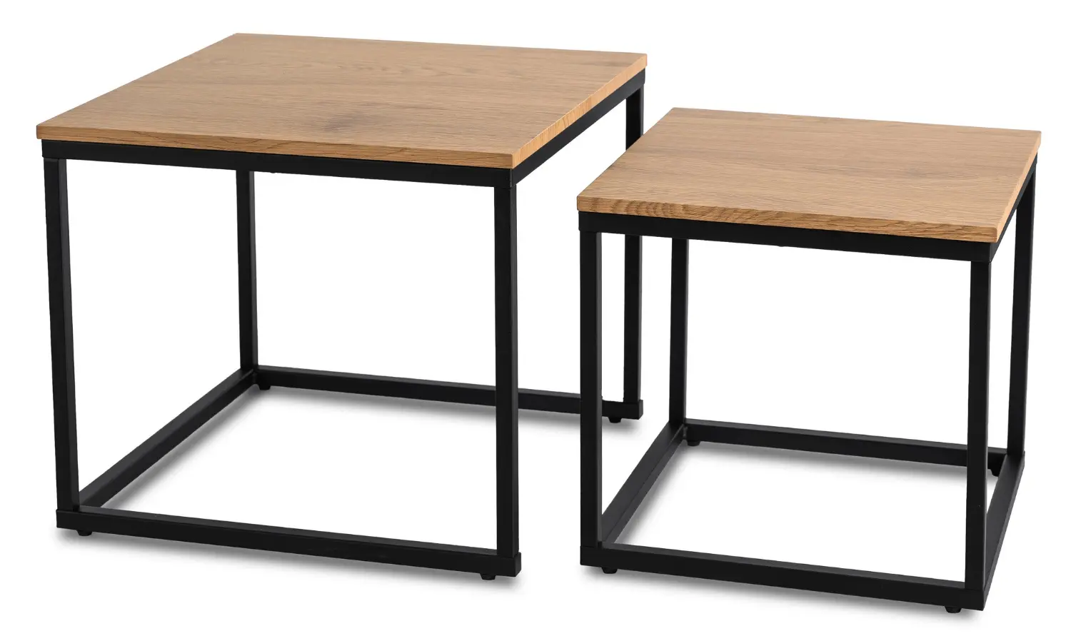 Set mese pentru reviste Mebel Elite Carmi (Golden Oak/Black)