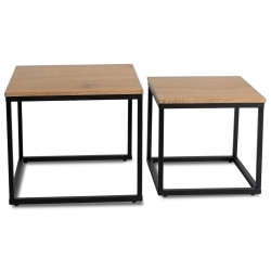 Set mese pentru reviste Mebel Elite Carmi (Golden Oak/Black) Thumb