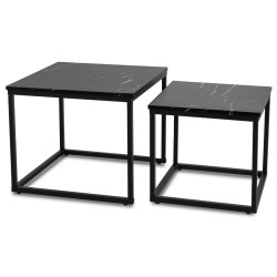 Set mese pentru reviste Mebel Elite Juno (Black Marble) Thumb