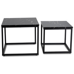 Set mese pentru reviste Mebel Elite Juno (Black Marble) Thumb