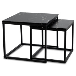 Set mese pentru reviste Mebel Elite Juno (Black Marble) Thumb