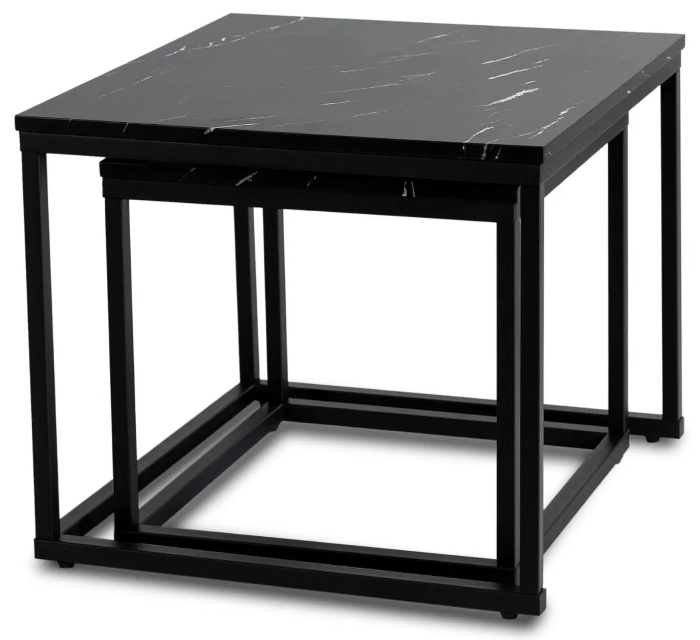 Set mese pentru reviste Mebel Elite Juno (Black Marble)