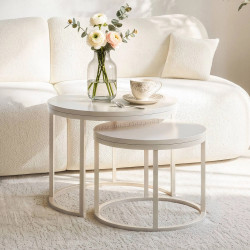 Set masute cafea Mebel Elite Nelly (Cashmere)