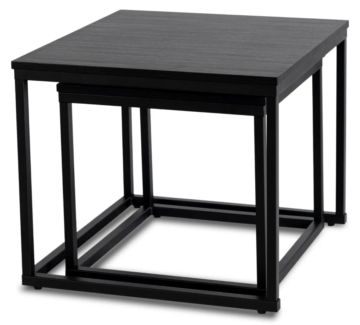 Комплект журнальных столиков Mebel Elite Tevet (Black) - 4