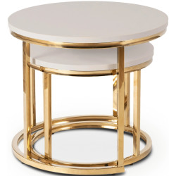 Set masute pentru reviste Mebel Elite Apulia (Cashmere/Gold) Thumb