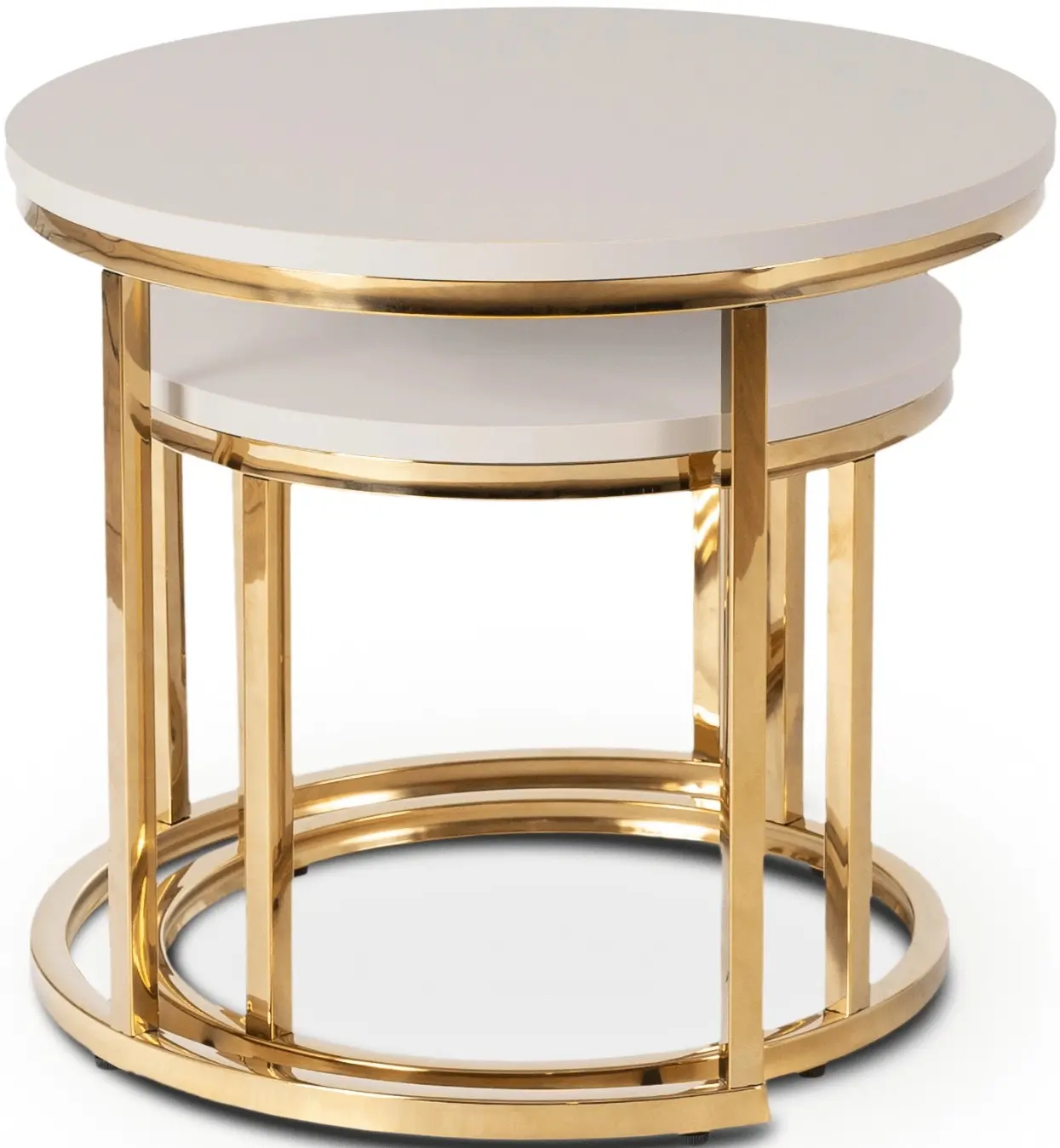 Set masute pentru reviste Mebel Elite Apulia (Cashmere/Gold) - 3