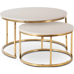 Set masute pentru reviste Mebel Elite Apulia Max (Cashmere/Gold) Thumb