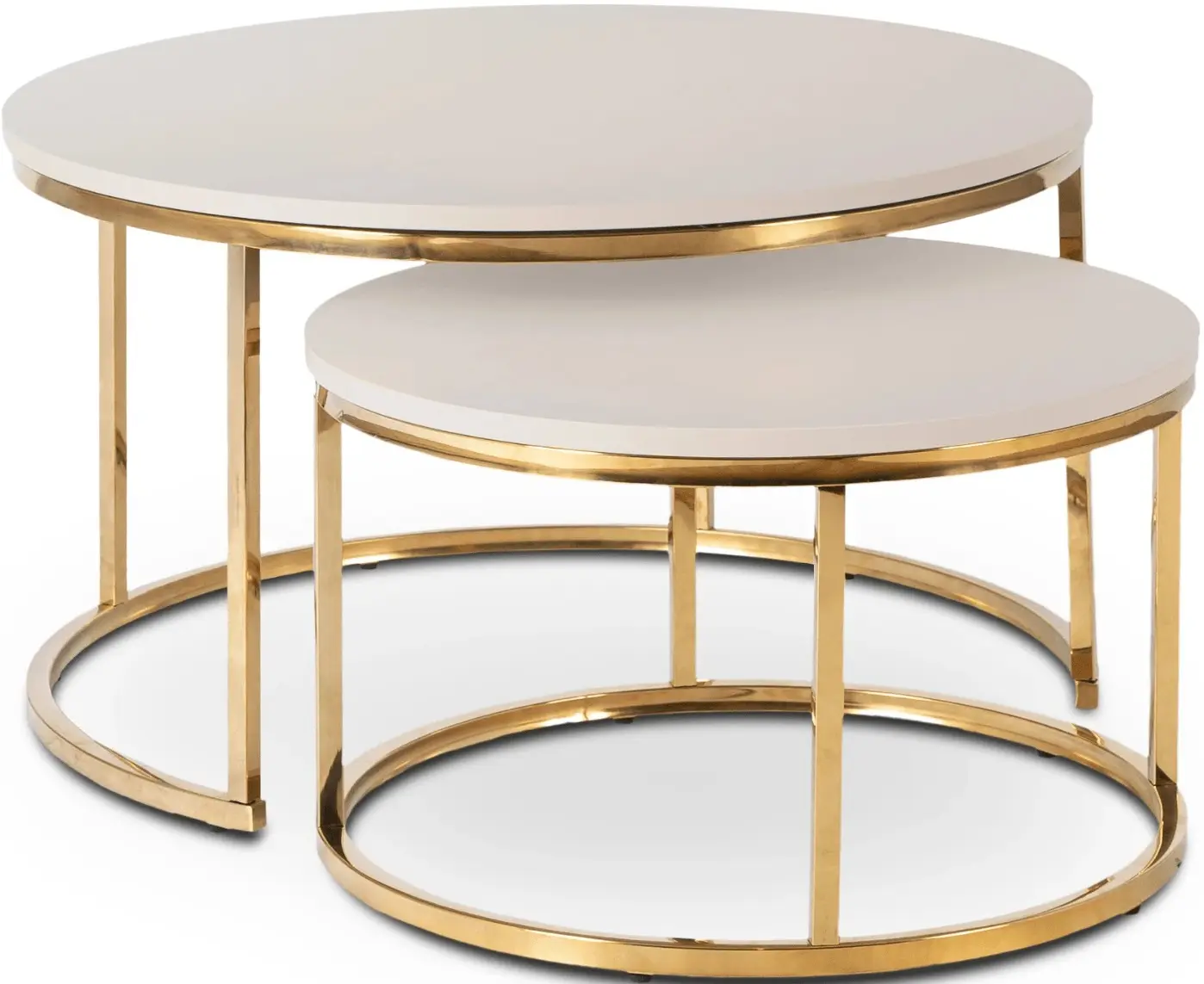 Set masute pentru reviste Mebel Elite Apulia Max (Cashmere/Gold) - 2