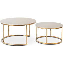 Set masute pentru reviste Mebel Elite Apulia Max (Cashmere/Gold) Thumb