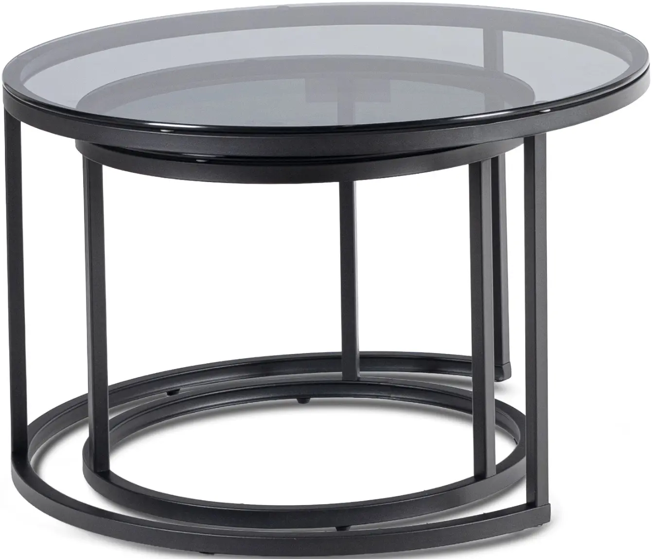 Set masute pentru reviste Mebel Elite Carrera (Grey/Black) - 3