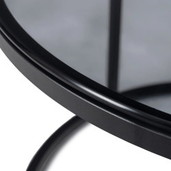 Set masute pentru reviste Mebel Elite Carrera (Grey/Black) Thumb