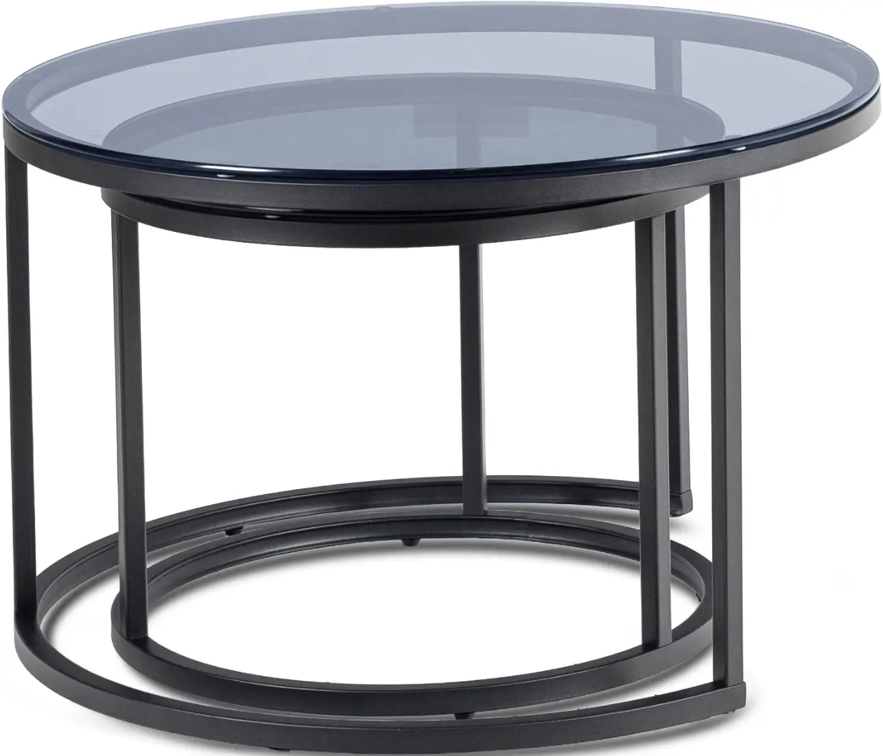 Set masute pentru reviste Mebel Elite Carrera Max (Grey/Black) - 2