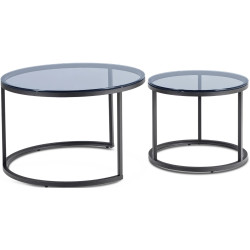 Set masute pentru reviste Mebel Elite Carrera Max (Grey/Black) Thumb