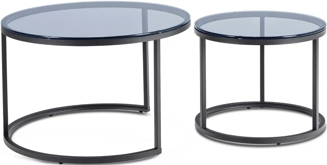 Set masute pentru reviste Mebel Elite Carrera Max (Grey/Black) - 3