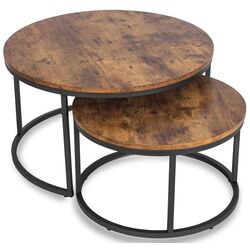 Set masute pentru reviste Mebel Elite Figo Max (Oak/Black) Thumb