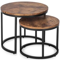 Set masute pentru reviste Mebel Elite Figo (Oak/Black) Thumb