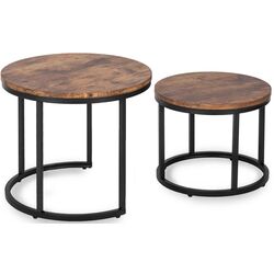 Set masute pentru reviste Mebel Elite Figo (Oak/Black) Thumb