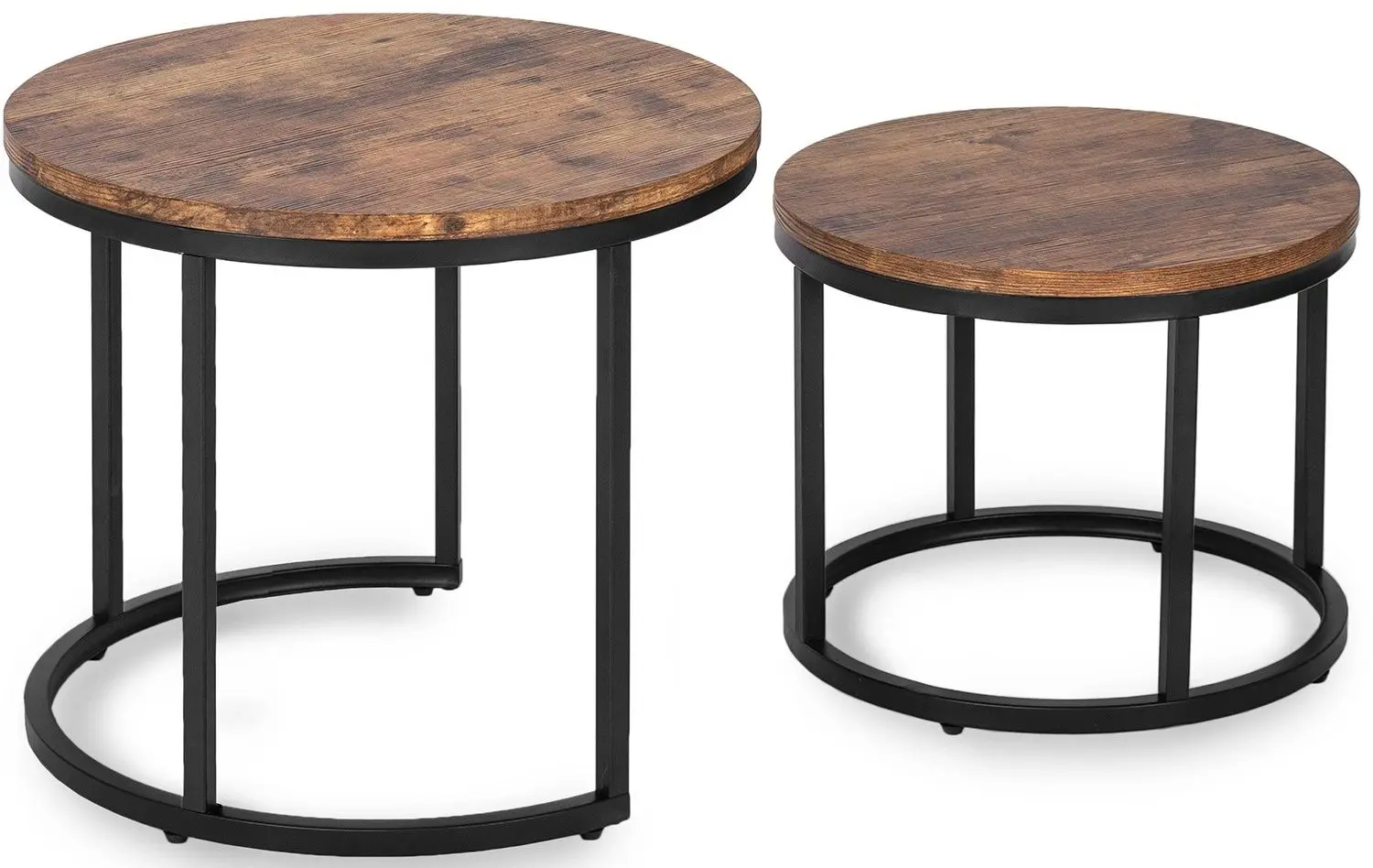 Set masute pentru reviste Mebel Elite Figo (Oak/Black) - 5