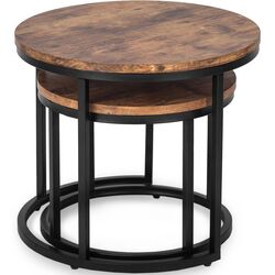 Set masute pentru reviste Mebel Elite Figo (Oak/Black) Thumb