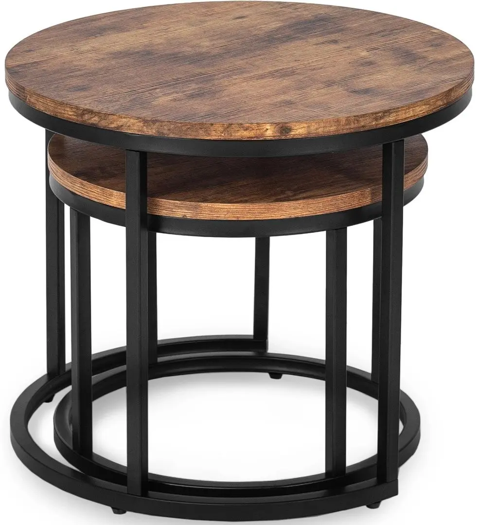 Set masute pentru reviste Mebel Elite Figo (Oak/Black) - 6