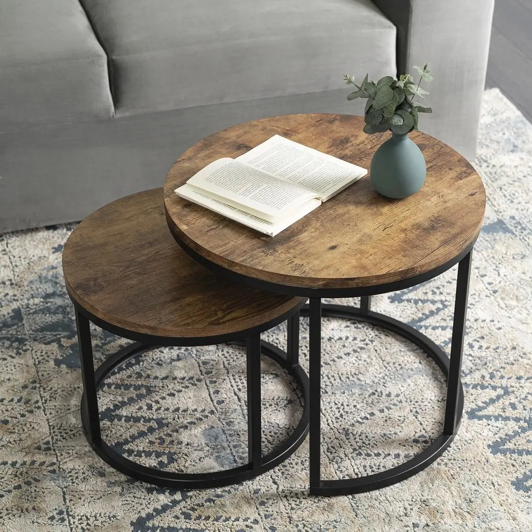 Set masute pentru reviste Mebel Elite Figo (Oak/Black) - 10