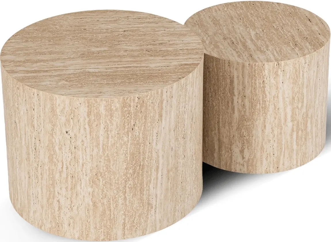 Set masute pentru reviste Mebel Elite Leila (Travertine) - 4