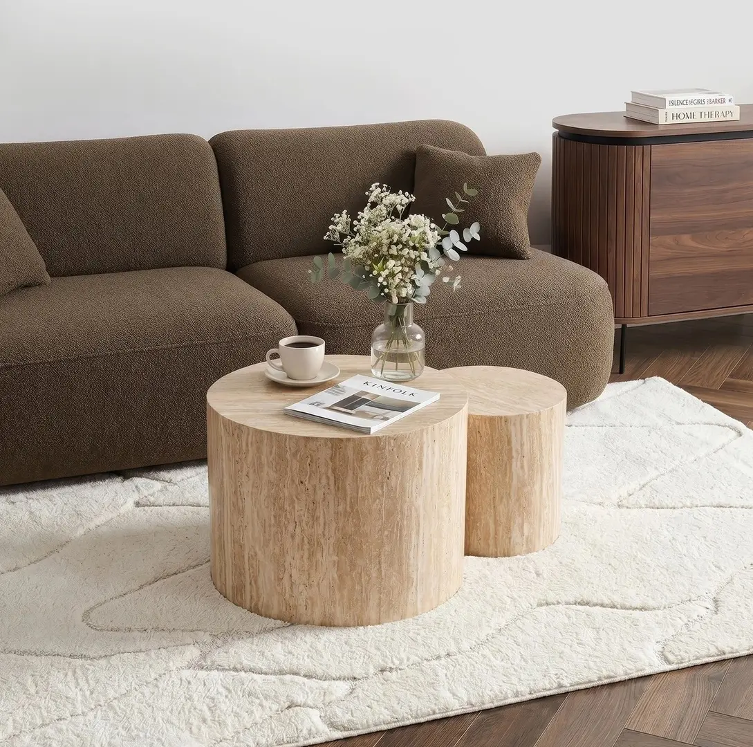 Set masute pentru reviste Mebel Elite Leila (Travertine)