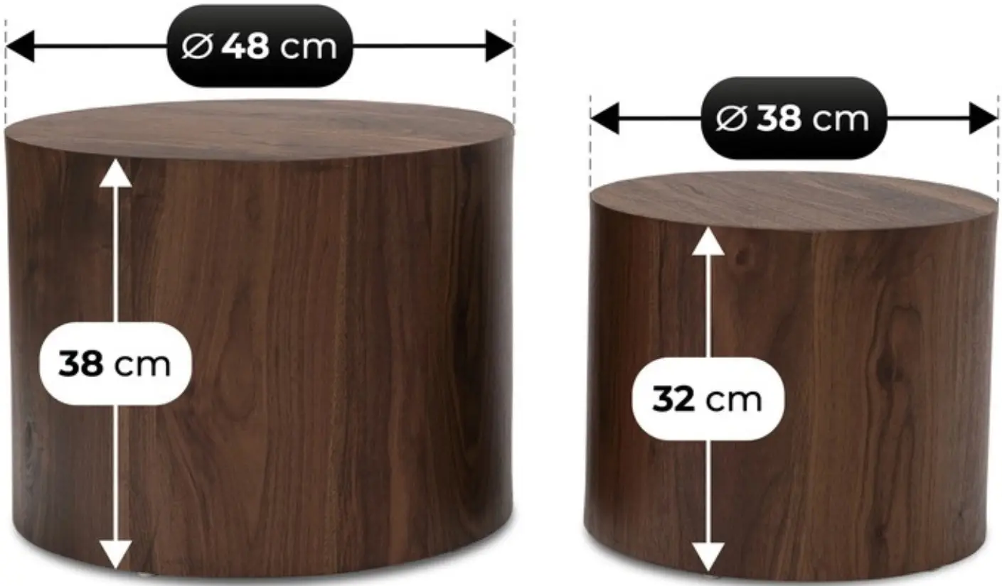 Set masute pentru reviste Mebel Elite Leila (Walnut) - 4