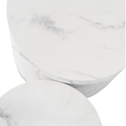 Set masute pentru reviste Mebel Elite Leila (White Marble) Thumb