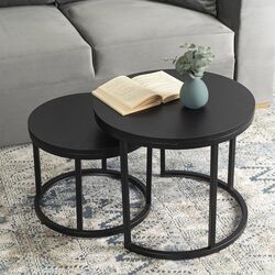 Набор журнальных столиков Mebel Elite Manu (Black)