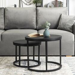 Set masute pentru reviste Mebel Elite Manu (Black) Thumb