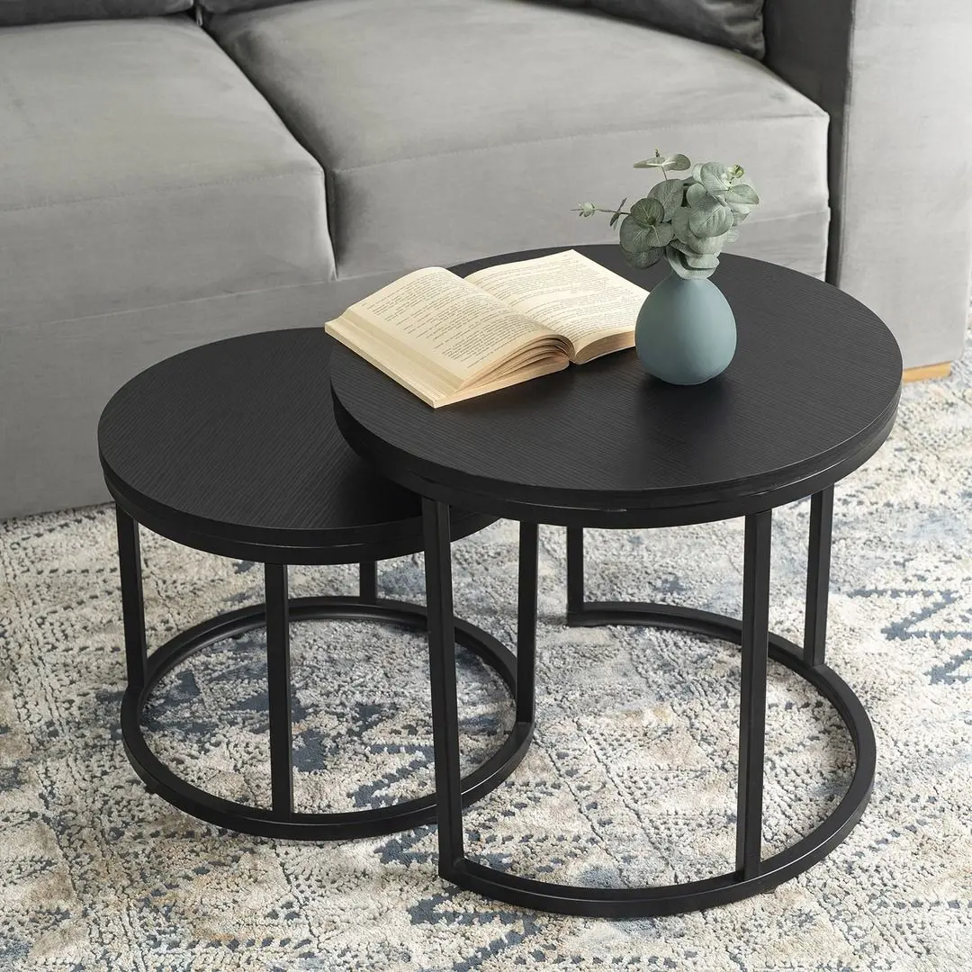 Set masute pentru reviste Mebel Elite Manu (Black)