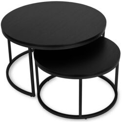 Set masute pentru reviste Mebel Elite Manu Max (Black) Thumb