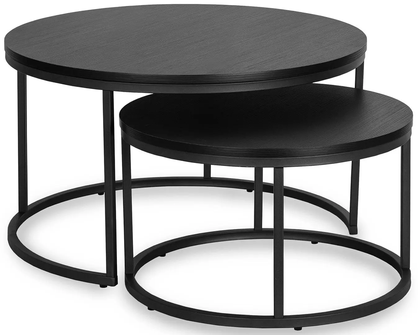 Set masute pentru reviste Mebel Elite Manu Max (Black)