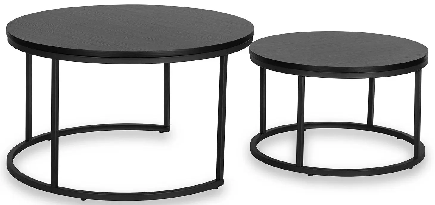 Set masute pentru reviste Mebel Elite Manu Max (Black)