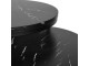 Set masute pentru reviste Mebel Elite Mauro (Black Marble/Black)